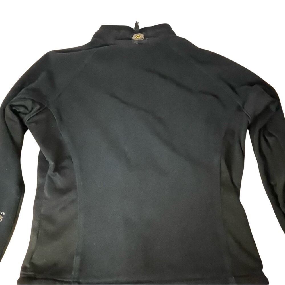 Mountain Hardwear Womens Black Gore Windstopper Fleece Full Zip Jacket Size 10 - Picture 3 of 10
